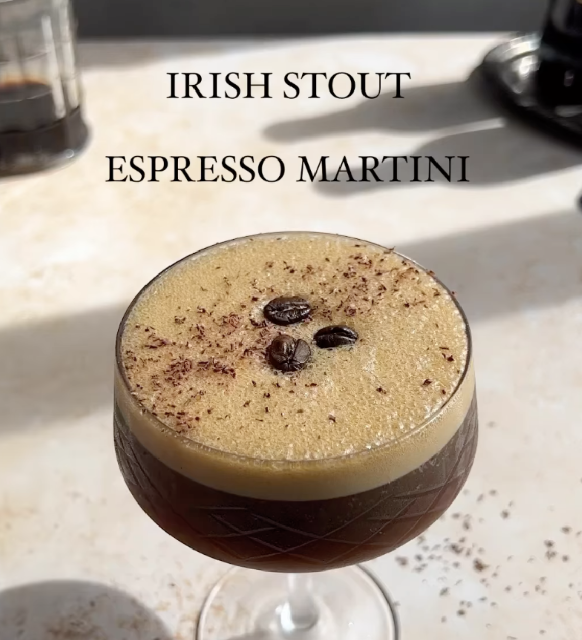 Irish Stout Espresso Martini